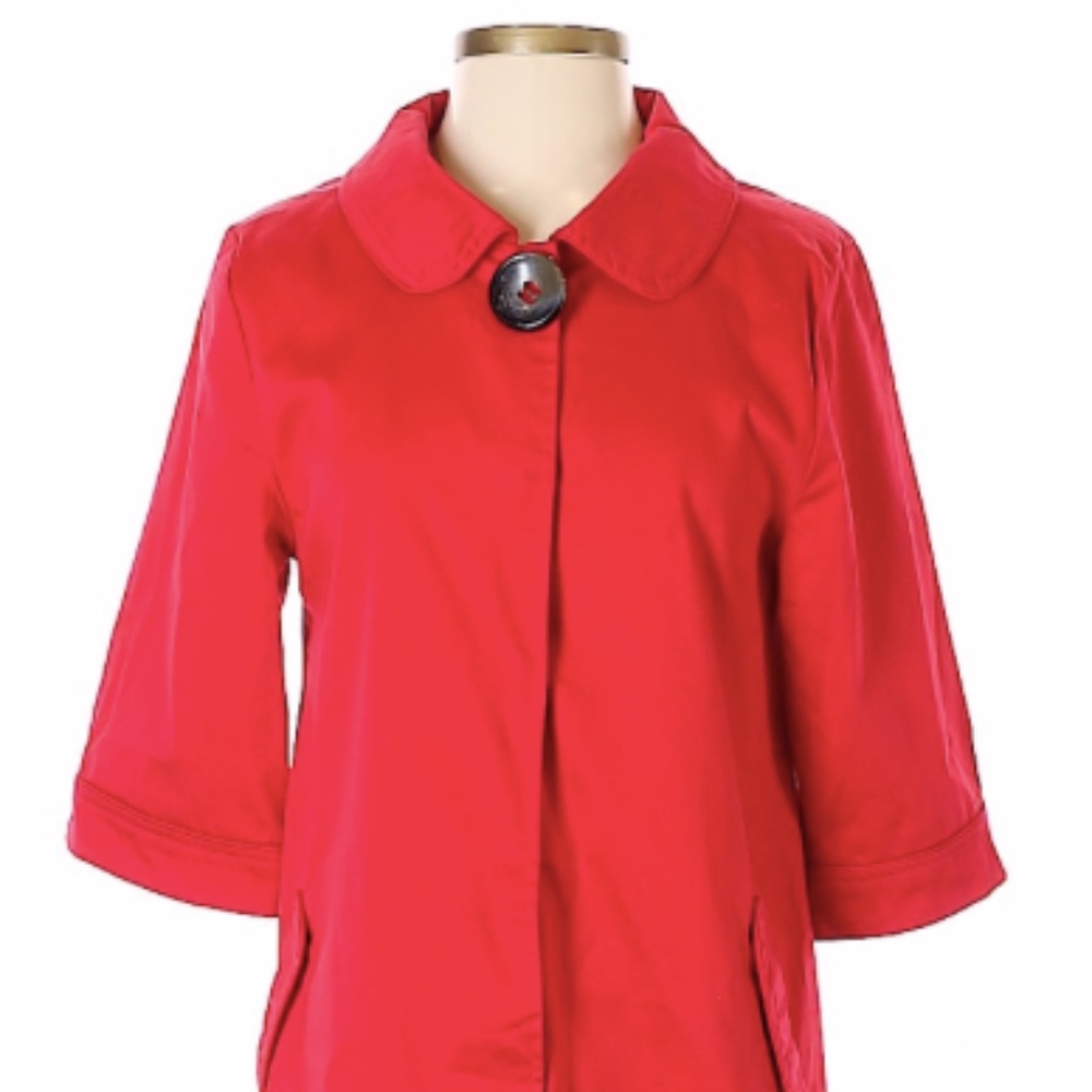 Luii MADMEN A-line Red Coat